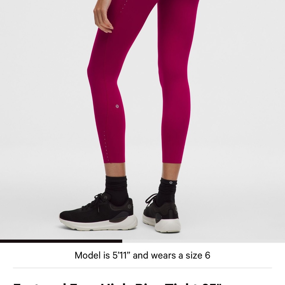 Lululemon Athletica Fuchsia Leggings